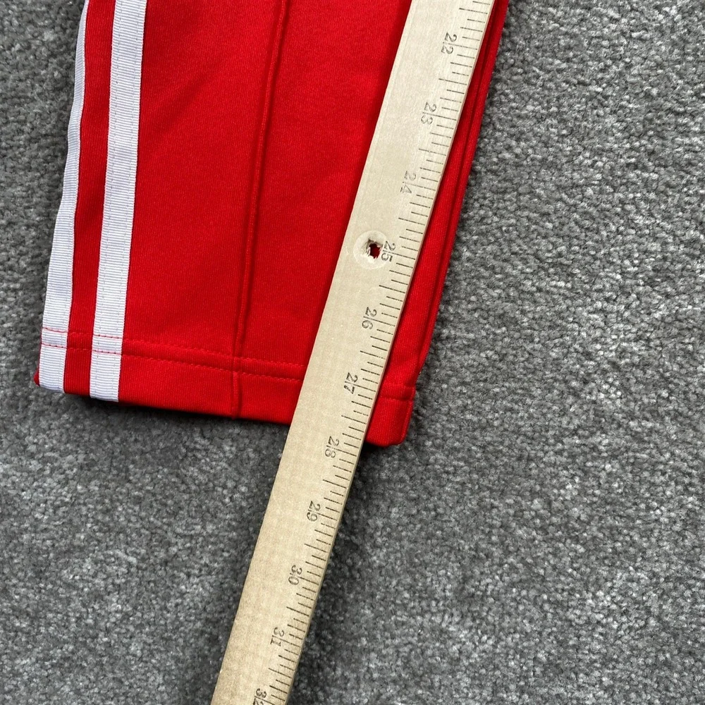 Adidas Originals SST Track Pants Red White 3-Stripe Trefoil CE2401 Womens Medium - Picture 3 of 8